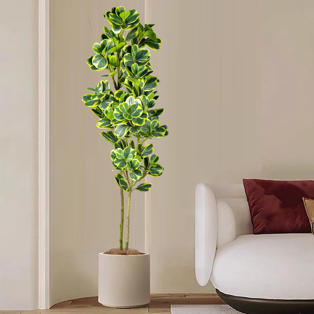 76 cm/115 cm Yapay Ficus Ağacı - Rubber Plant Ficus incelemesi ve fiyatı