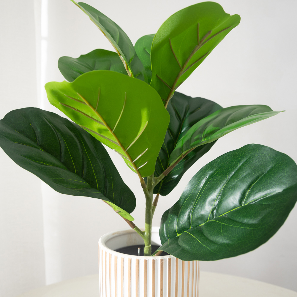 38 cm 9 Çatal Yapay Ficus Bitk - Rubber Plant Ficus incelemesi ve fiyatı