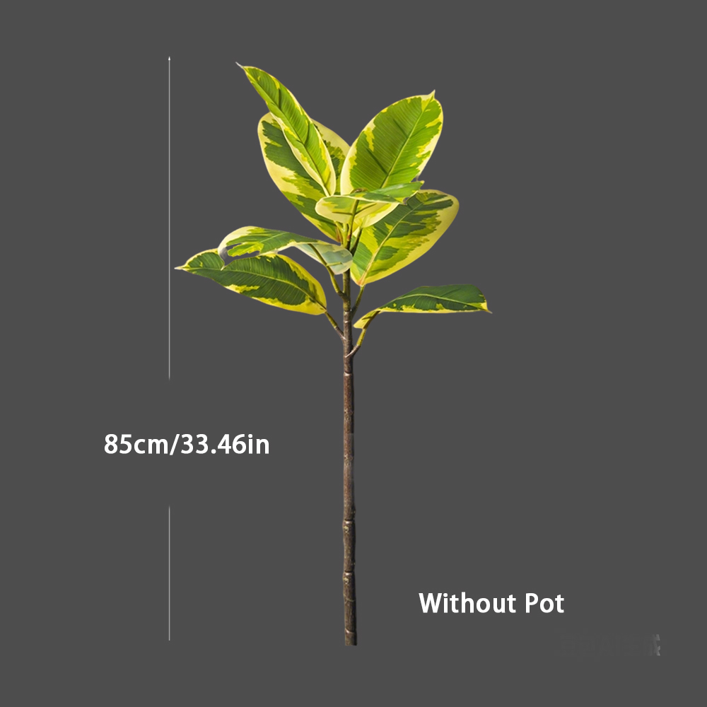 85-125cm Büyük Yapay Kauçuk Bi - Rubber Plant Ficus incelemesi ve fiyatı