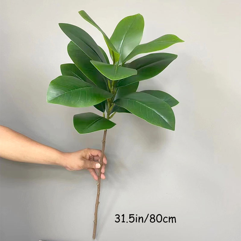 51in tropikal büyük sahte Bany - Rubber Plant Ficus incelemesi ve fiyatı